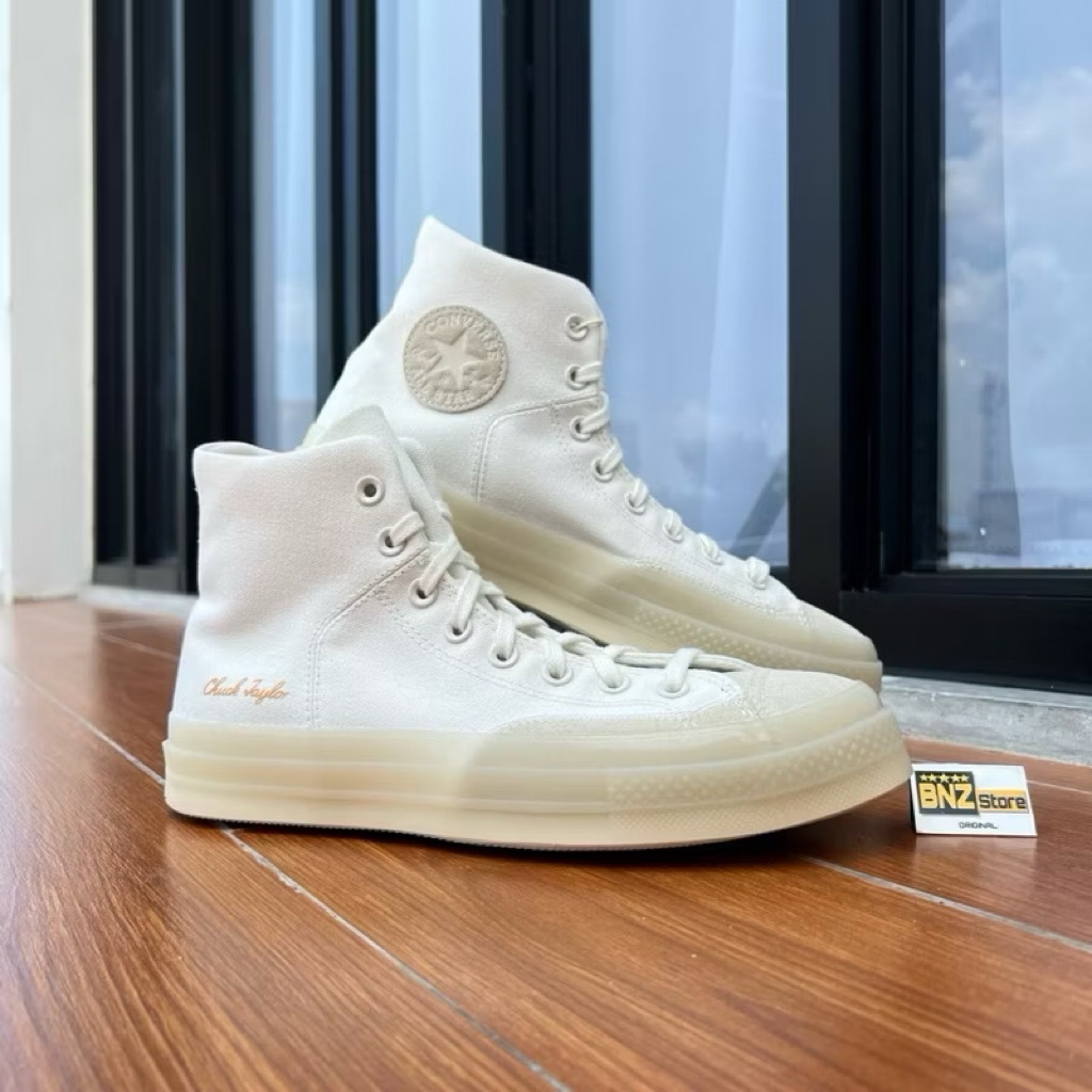 Preloved Converse Chuck 70 Marquis Men's Sneakers - Vintage White/Natural Ivory