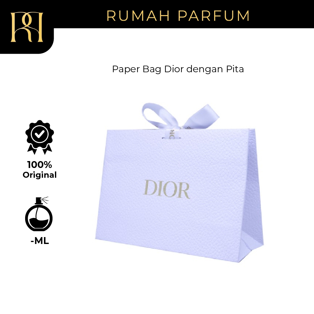 Paper Bag Dior dengan Pita