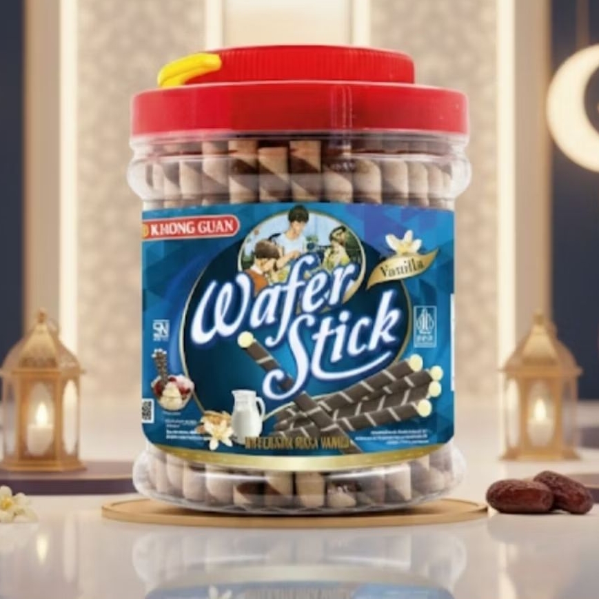 Khong Guan Wafer Stik Rasa Vanila 500 g