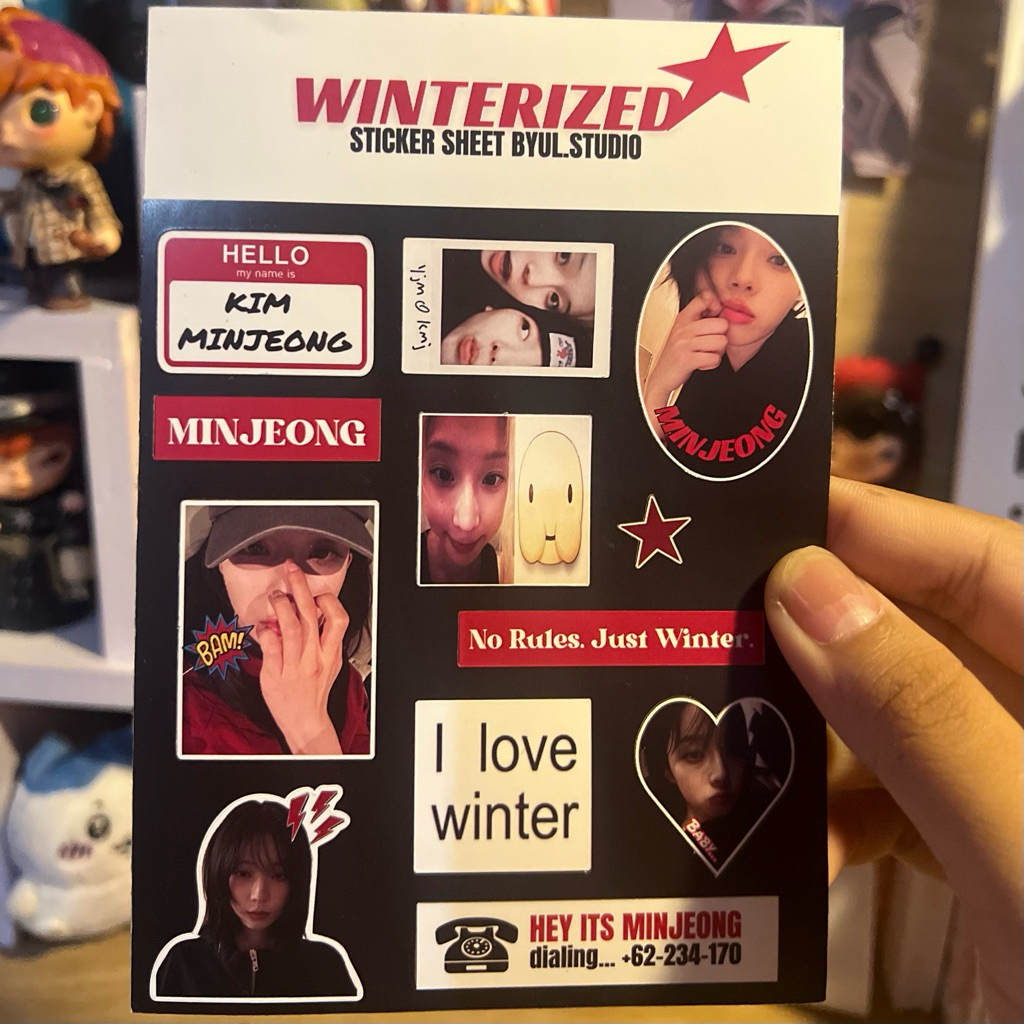 WINTERIZED | winter aespa sticker