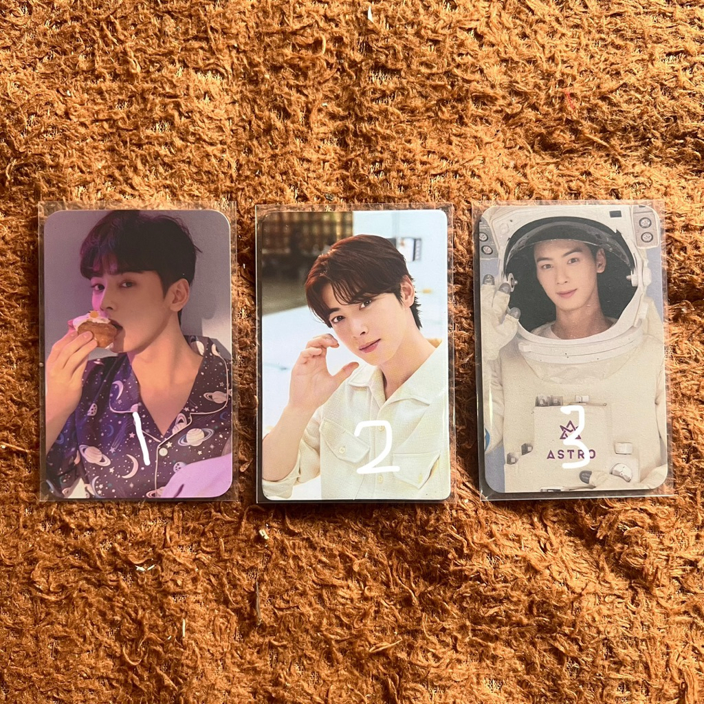 [OFFICIAL] PC PHOTOCARD CHA EUN WOO ASTRO FANCLUB 3rd AROHA SUBWAY