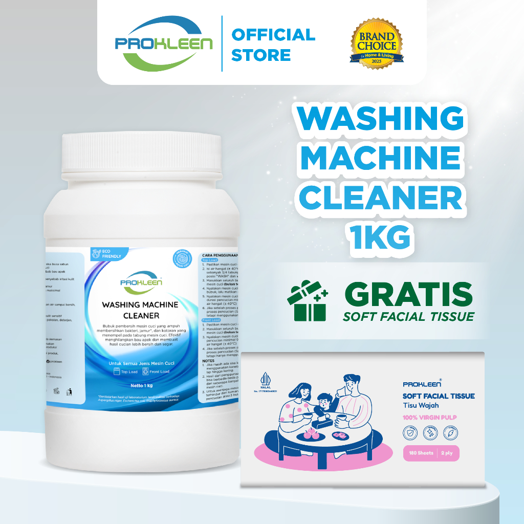 [FREE GIFT] Pembersih Mesin Cuci Washing Machine Cleaner PROKLEEN