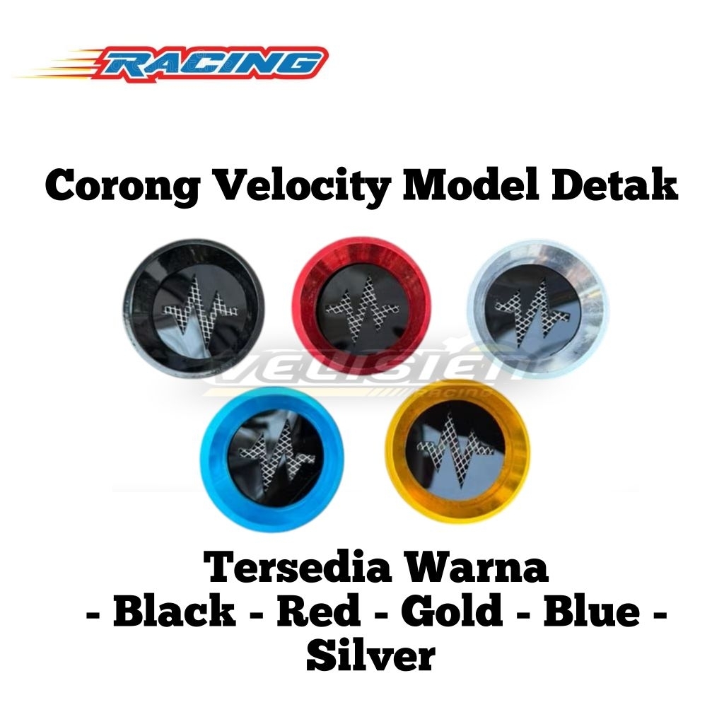 Corong Karbu Velocity Box Filter Udara Veloscope Motif Detak Jantung Variasi Motor Mio Vario Beat