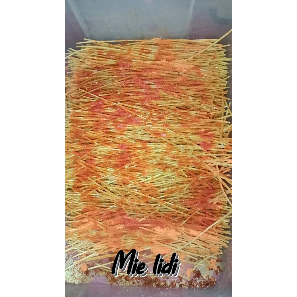 MIE LIDI JADUL ANEKA RASA ASIN,PEDAS,GURIH KEMASAN CUP 250 gram