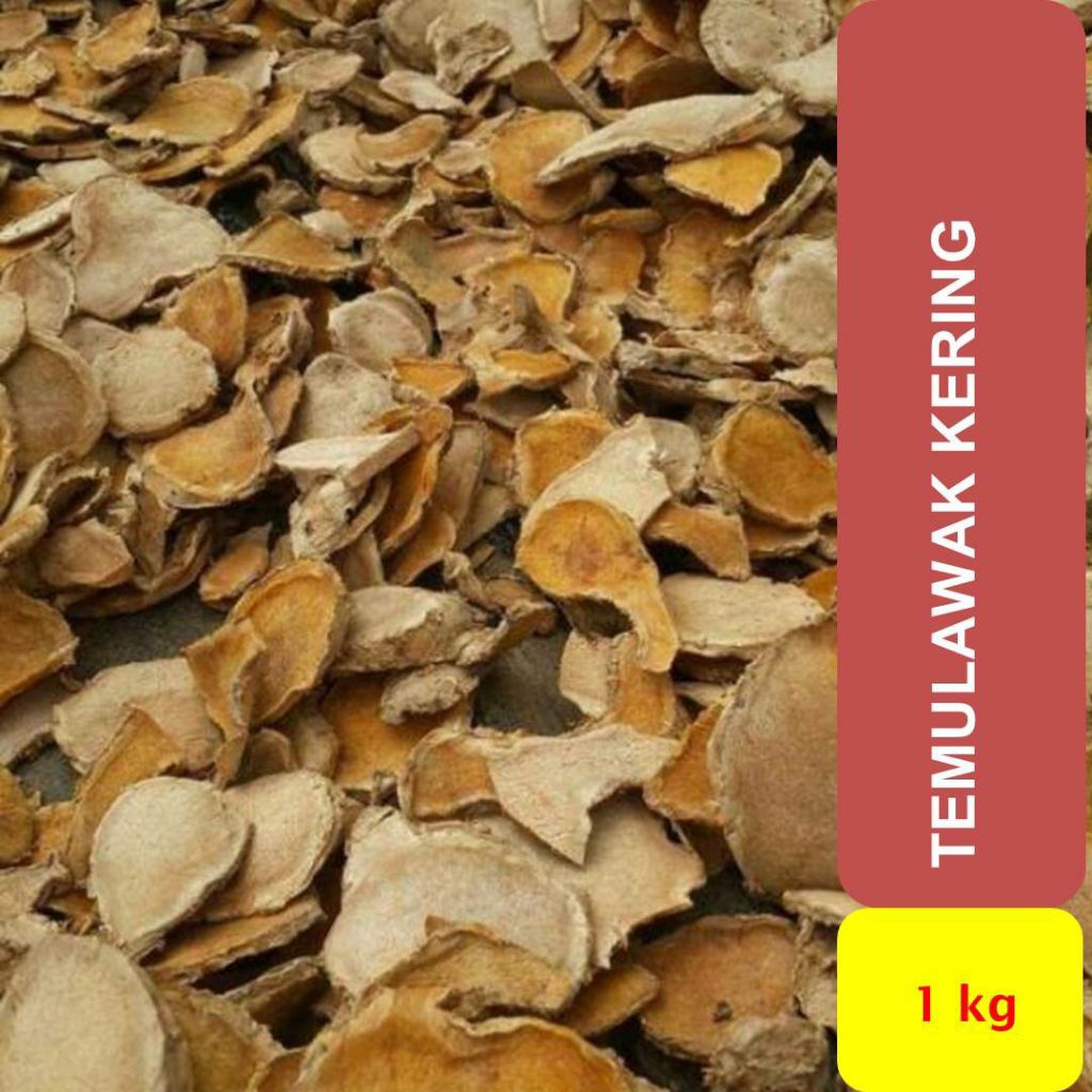 temulawak kering kemasan 1kg original
