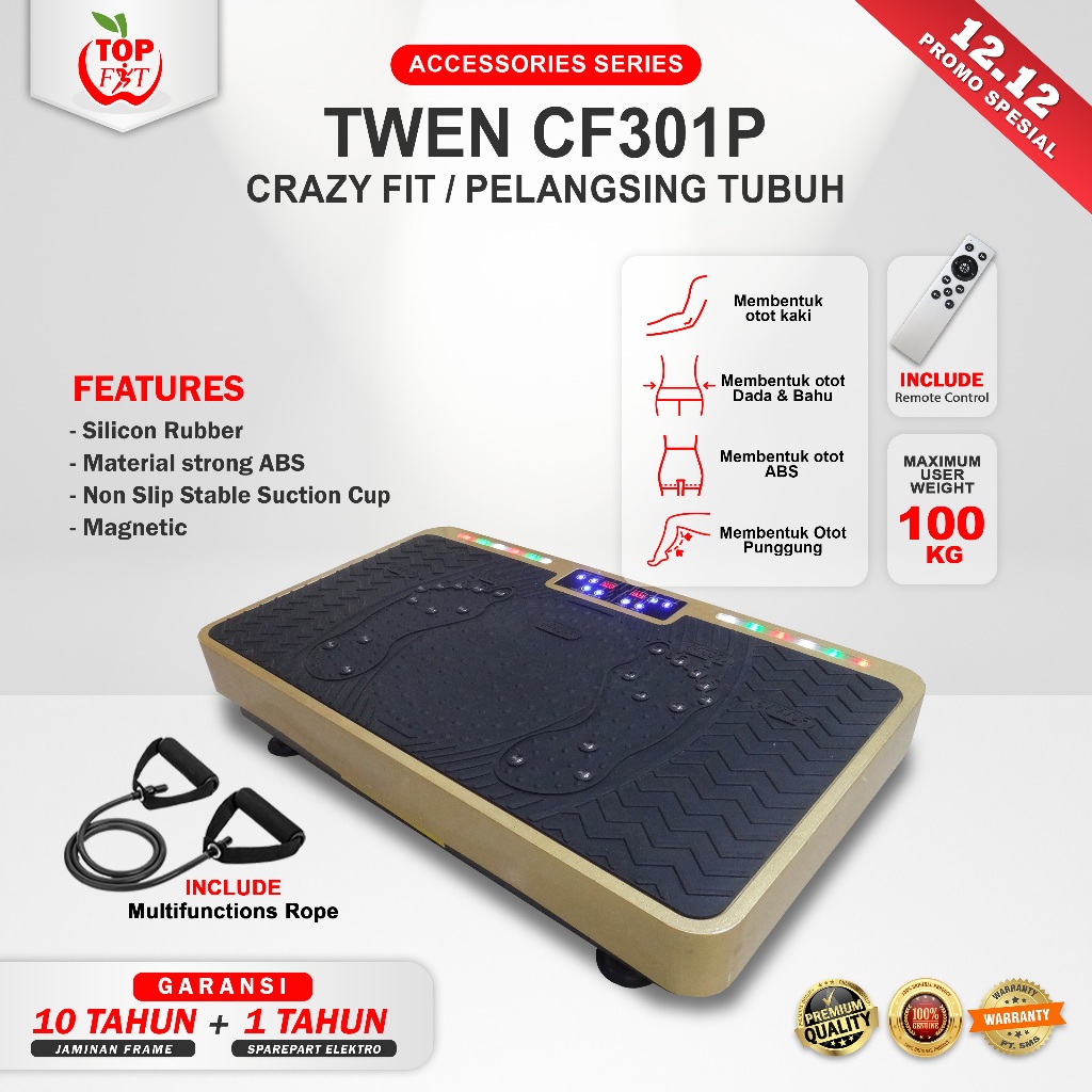 Crazy Fit Nature CF301P CrazyFit Alat Olahraga Alat Pelangsing Tubuh