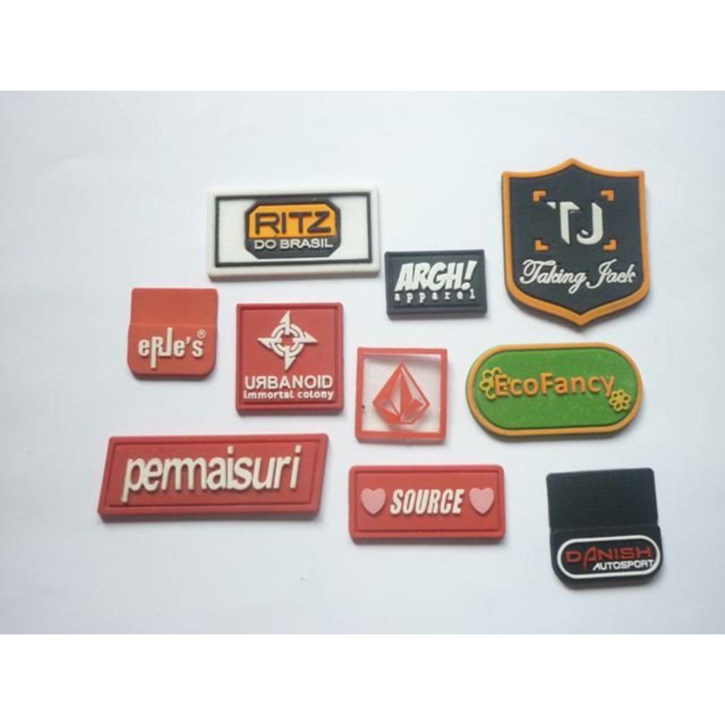 Lebel Karet - Custom logo Rubber Patch Premium