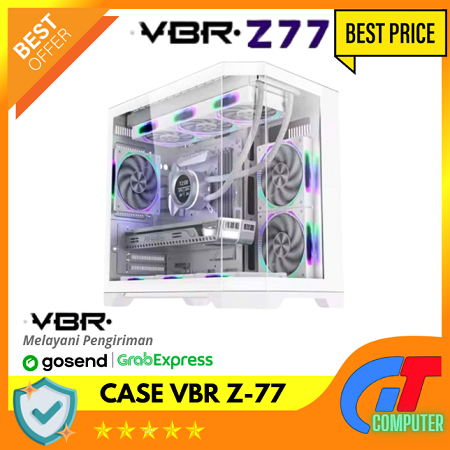 VBR Z77 Z-77 [0FAN, MATX,Type-C] - Gaming Case