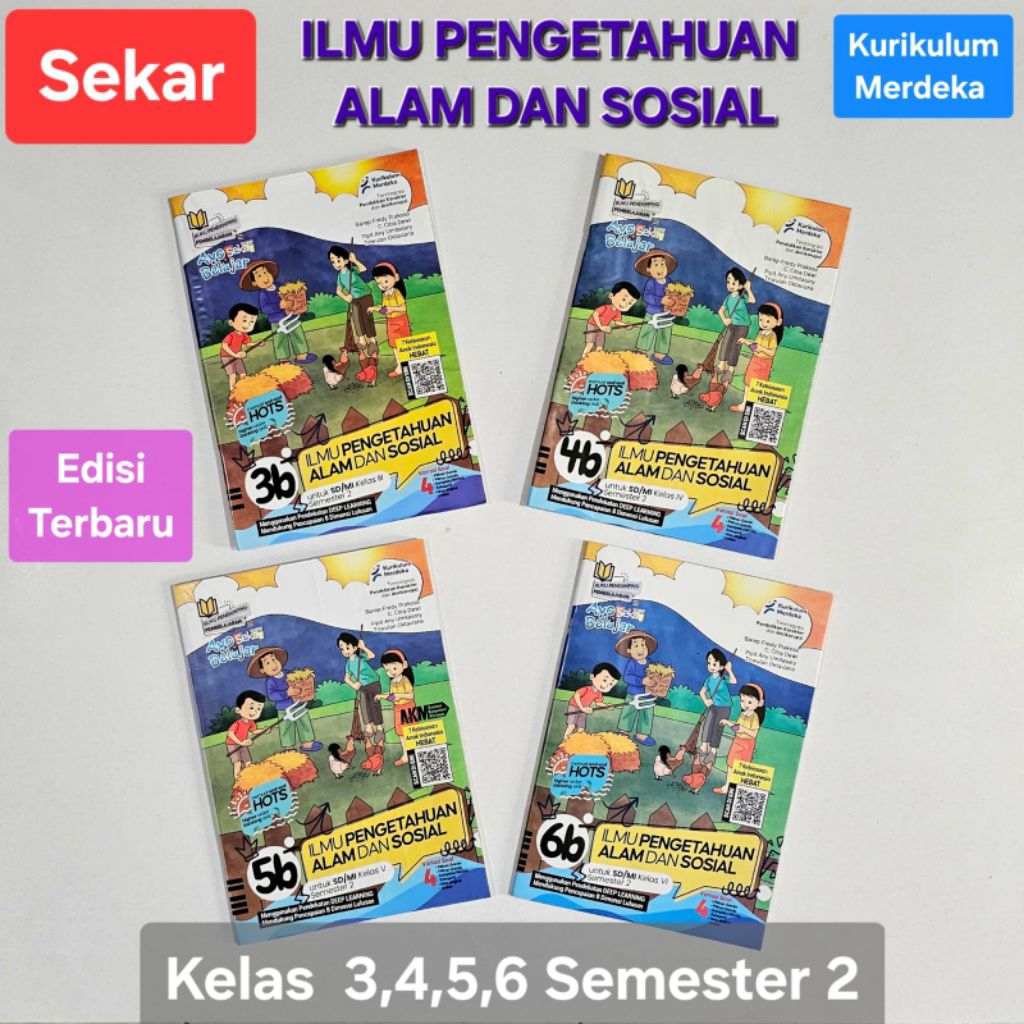 LKS Sekar Ilmu Pengetahuan Alam (IPAS) Kelas 3,4,5,6 SD/MI Semester 2 2025/2026 AyoBelajar Terbaru
