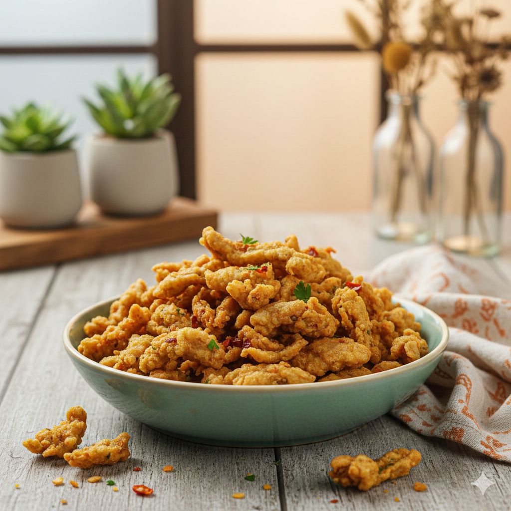 Kripik Usus Original 100gr / Keripik Usus Ori / Usus Ayam / Jajan Usus / Usus Goreng