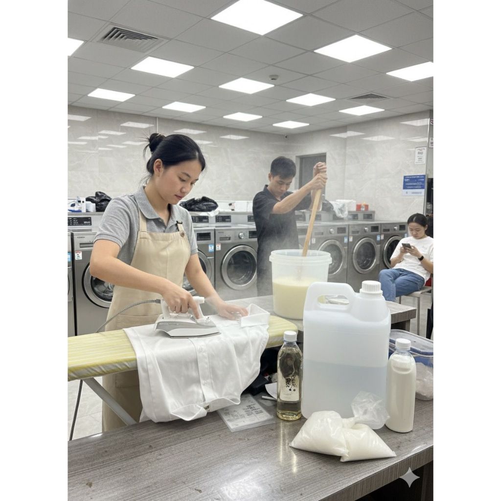 PAKET BIBIT Pelicin Pakaian PREMIUM 26 LITER - Biang Pelicin Laundry Kiloan Konsentrat