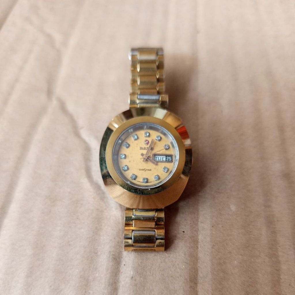 jam Rado vintage otomatis wanita full original bekas