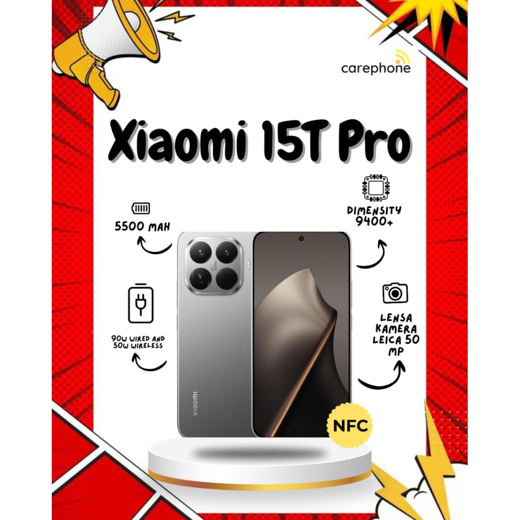 XIAOMI 15T PRO 5G 12/512GB - GARANSI RESMI