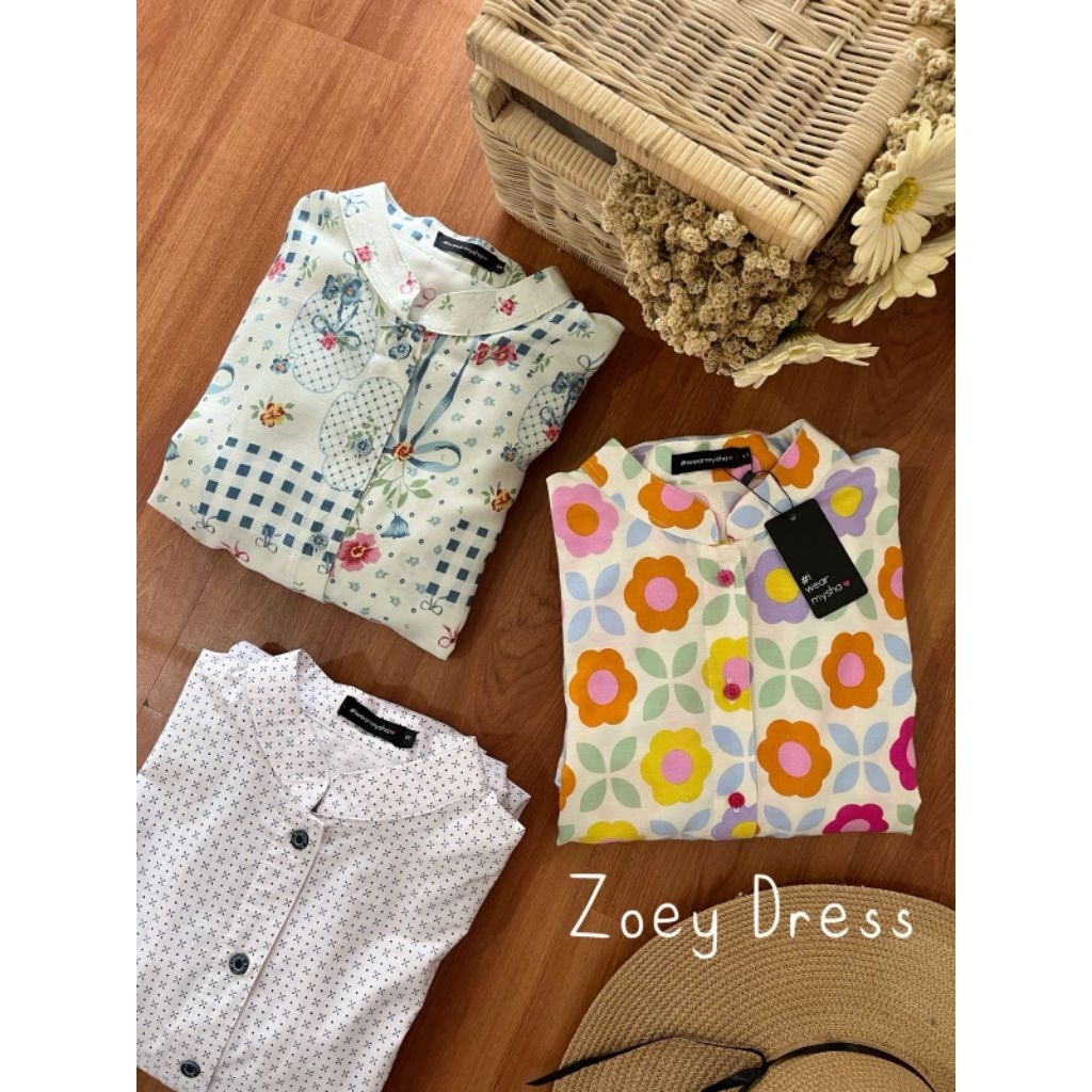 Mysha Iwearmysha ZOEY DRESS Gamis Motif Size S M L XL XXL