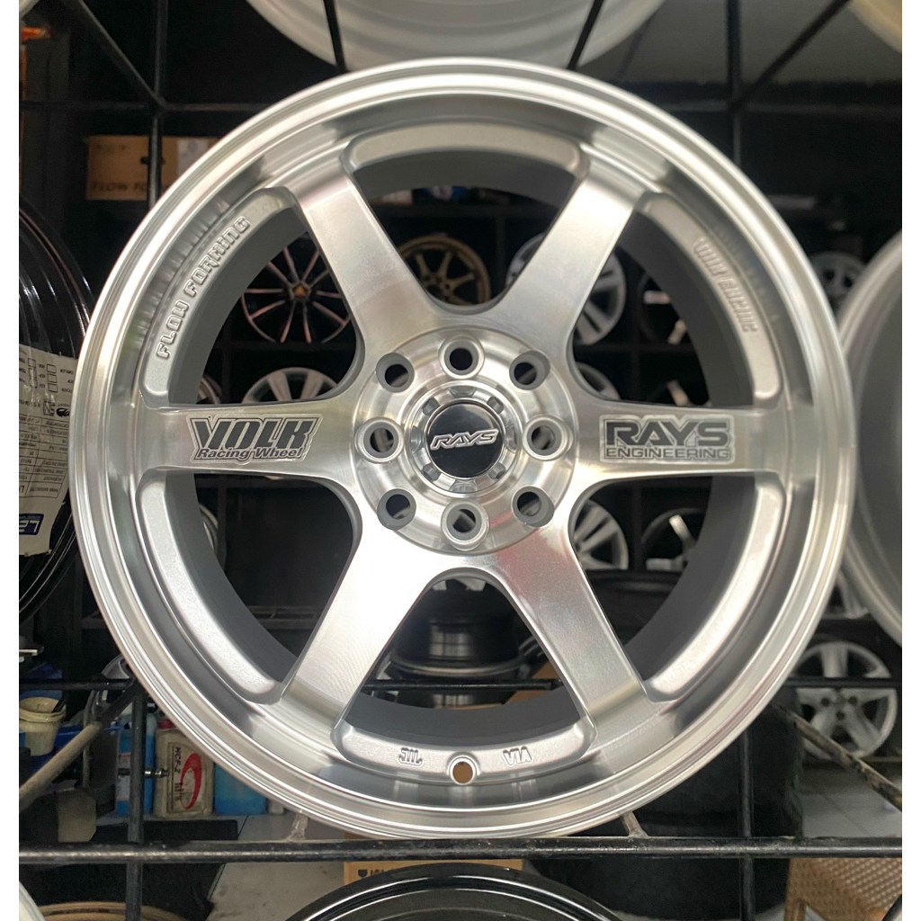 velg mobil rays te37 ring 16 lebar 7 pcd 4x100/114 fullpolish