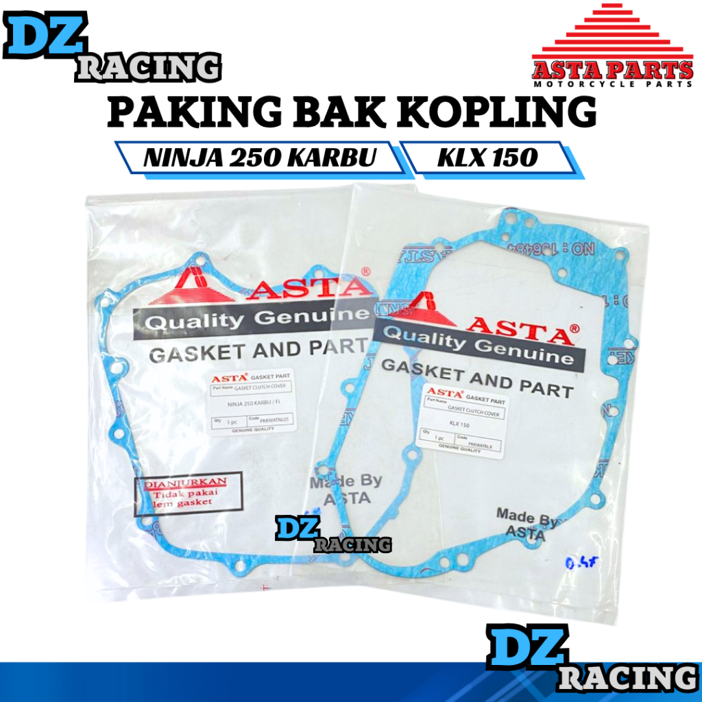 PAKING KOPLING GASKET BAK BLOK KOPLING KANAN KAWASAKI KLX 150 NINJA FI/KARBU 250