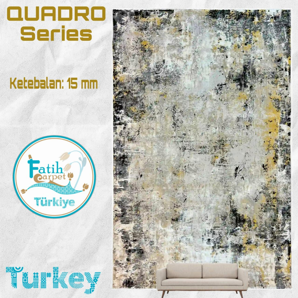 Karpet Minimalis Quadro Import Turki - Q1