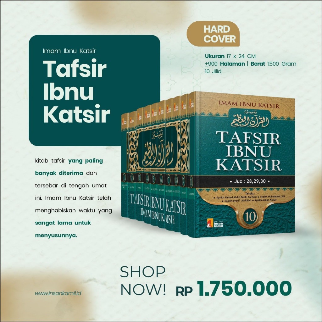 Buku Tafsir Ibnu Katsir Set 10 Jilid
