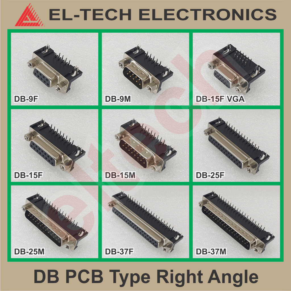 DB DSUB PCB Mount Connector D SUB DB9 DB15 DB25 DB37 VGA 9 15 25 37 P Pin Socket Soket Hi Density Fe