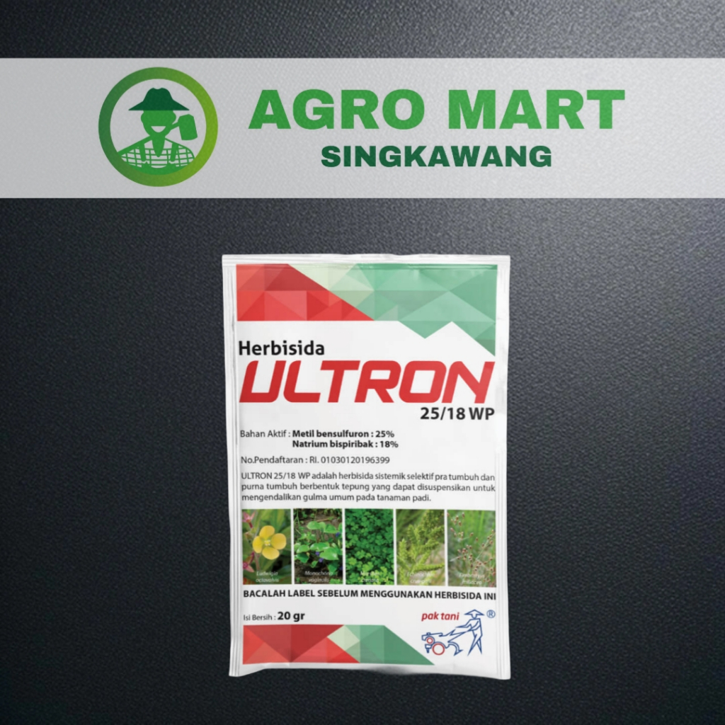 Herbisida ULTRON 20GRAM Untuk Padi Sawah