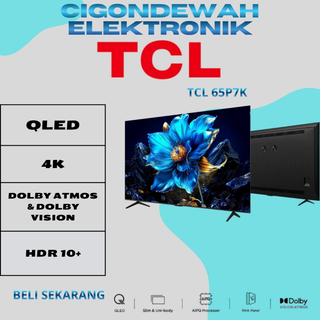 TCL QLED 65P7K 4K HDR Dolby Atmos Dolby Vision