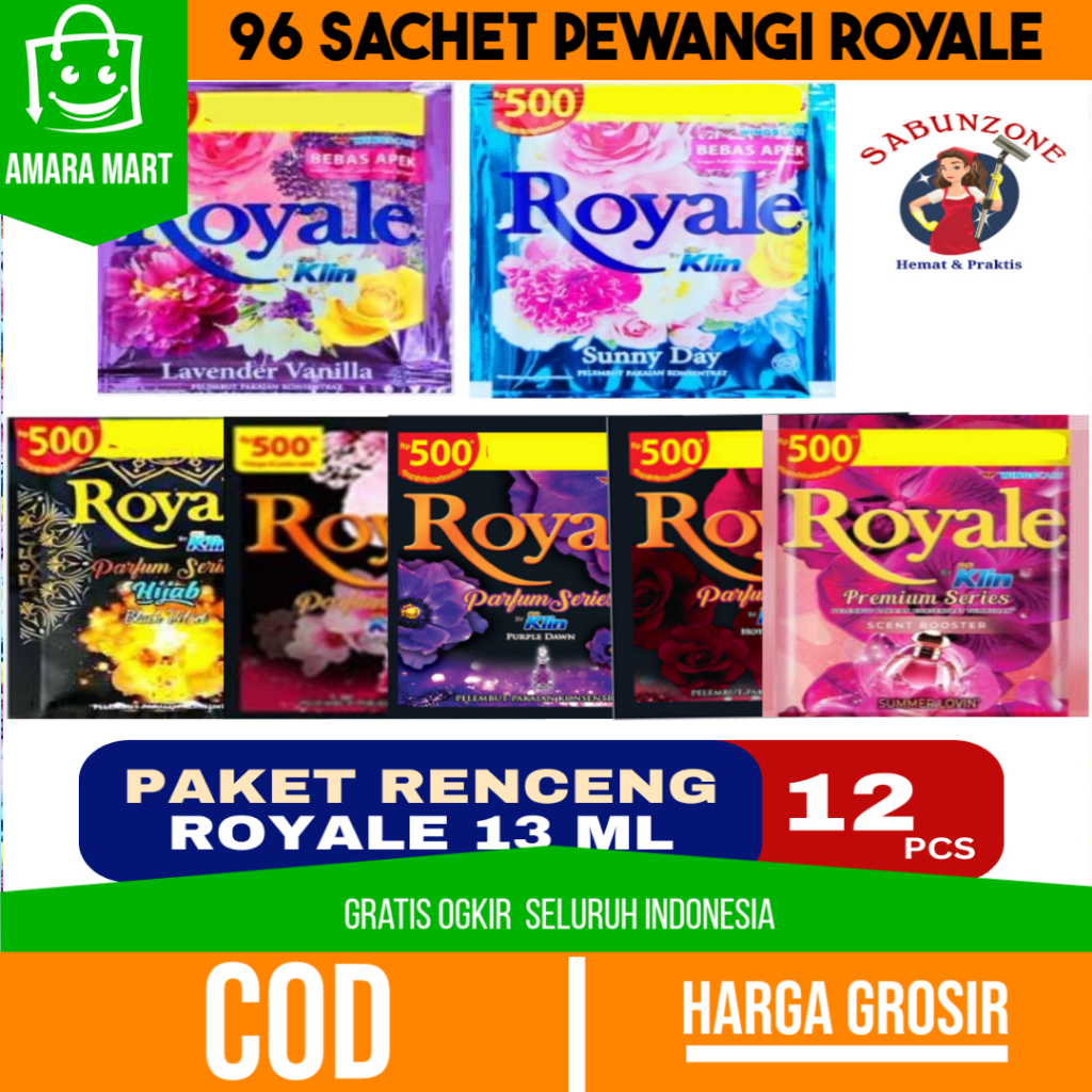 PEWANGI ROYALE 96 SACHET  MURAH