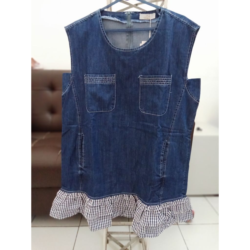 dress import/dress H&J/baju bangkok/dress import wanita/H&J bangkok/dress denim import/dress ruffle/