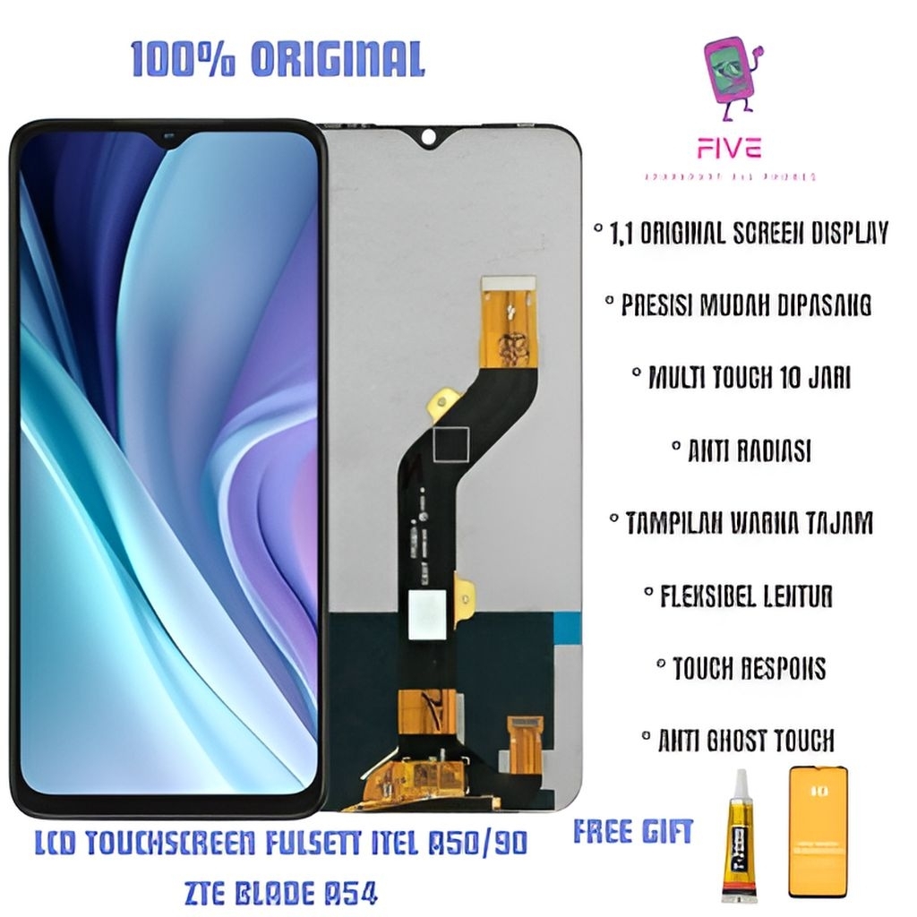 LCD TOUCHSCREEN FULLSET ITEL A50/A90 ORI OEM