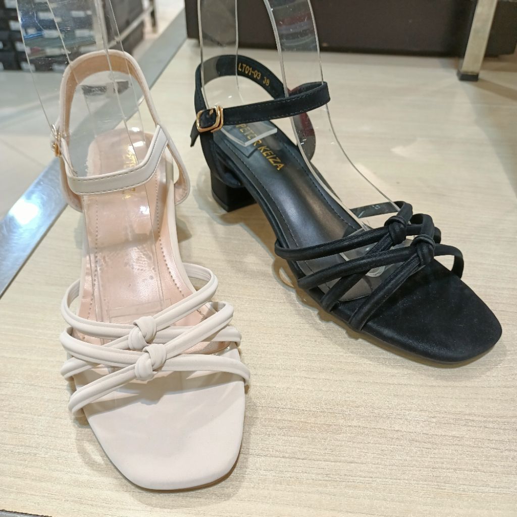sepatu sandal wanita heels 5cm PETER KEIZA original