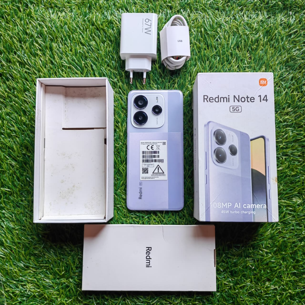 XIAOMI REDMI NOTE 14 5G 8/256GB HP SECOND HP SEKEN HP BEKAS HP MURAH