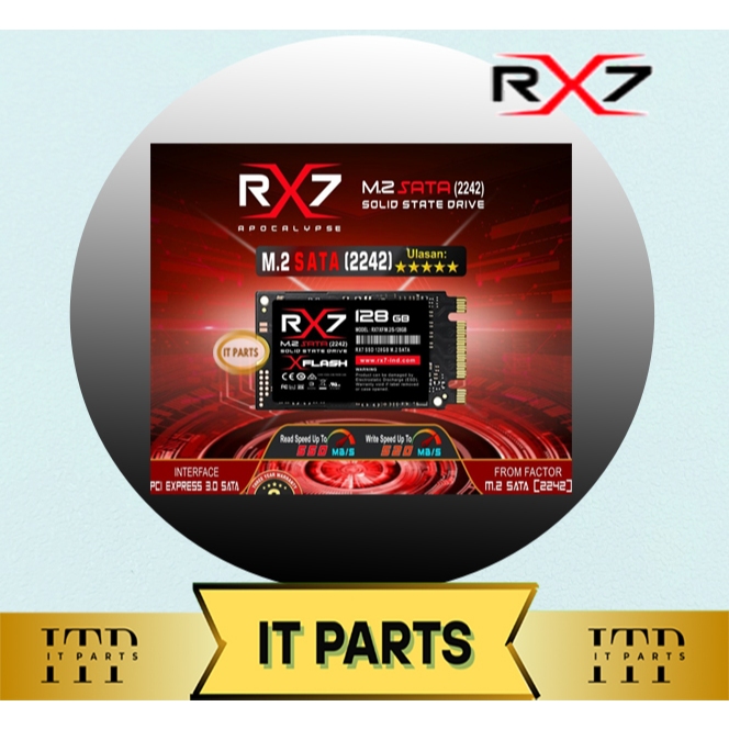 SSD RX7 M2 SATA 128GB 256GB  2242 M.2 SATA