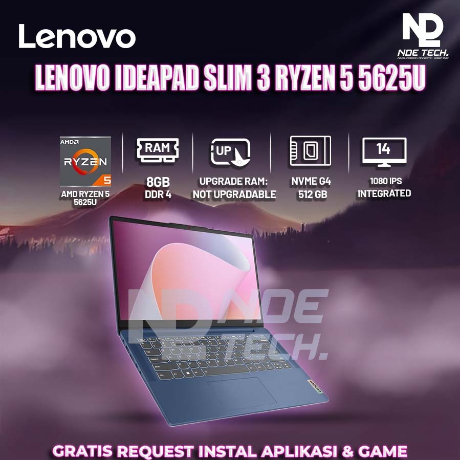 Lenovo Ideapad Slim 3 Ryzen 5 5625u