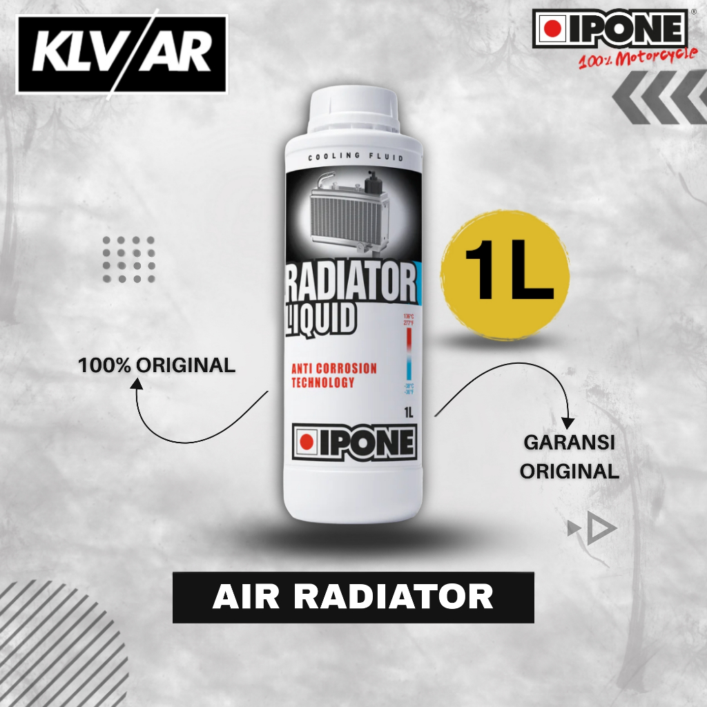 AIR RADIATOR IPONE LIQUID COOLANT 1L AIR RADIATOR MOTOR ORIGINAL IPONE