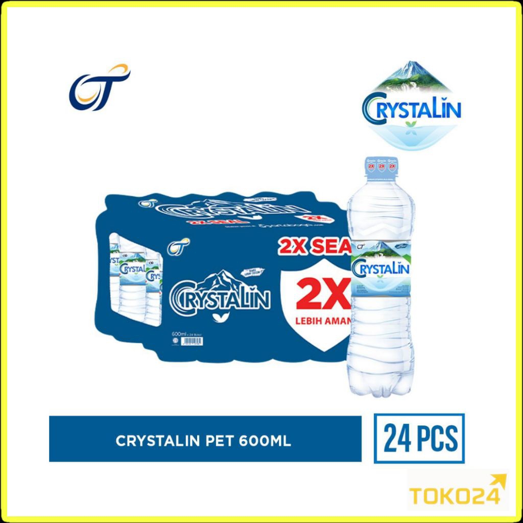 Crystalline Air Mineral 600 ml 1 Dus isi 24