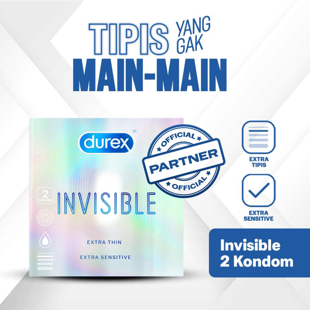 Kondom Durex Invisible isi 2 / Condom Durex