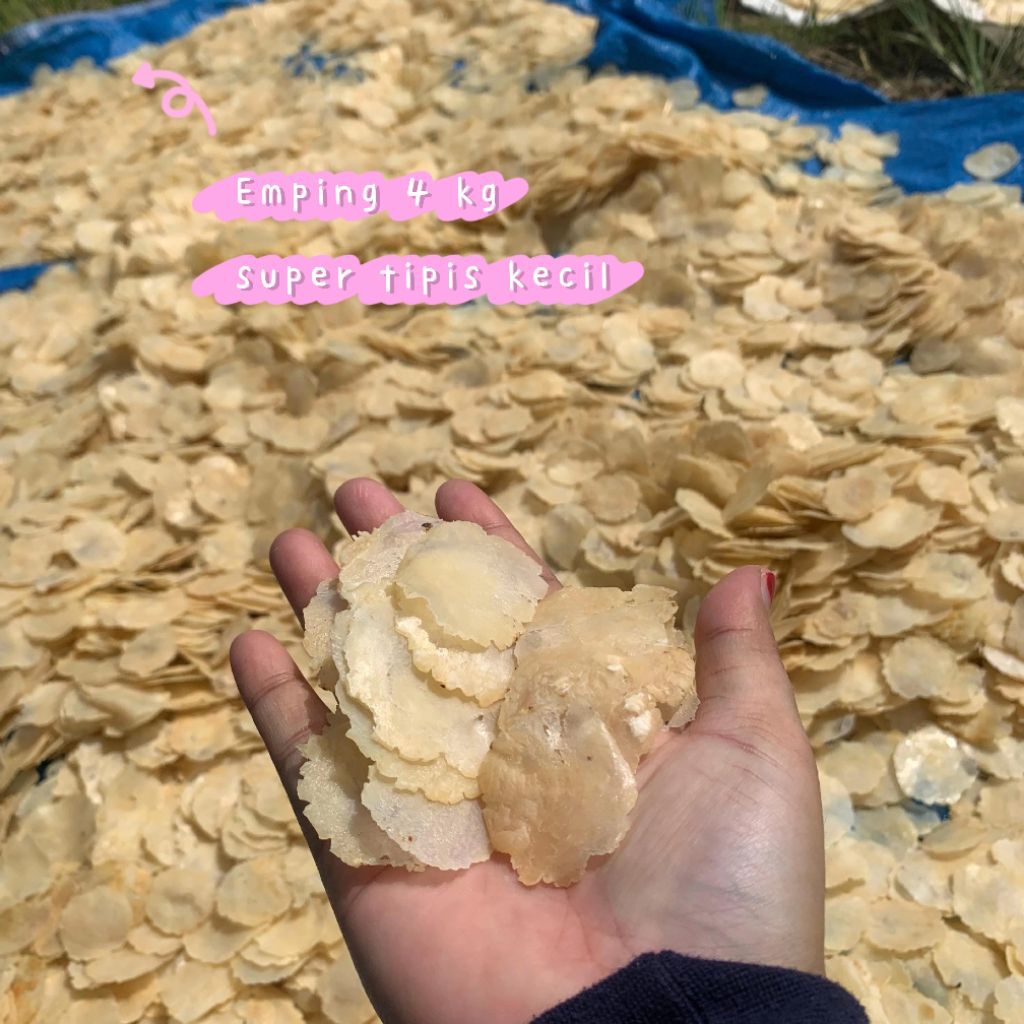 Emping melinjo super tipis khas limpung 4 kg