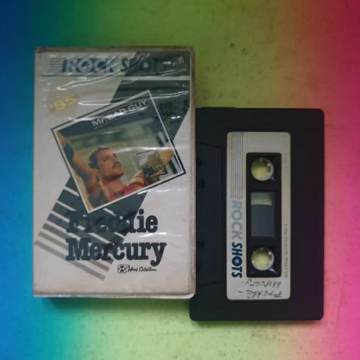 kaset FREDDIE MERCURY mr. bad guy BAGUS maxell ROCK SHOTS not QUEEN