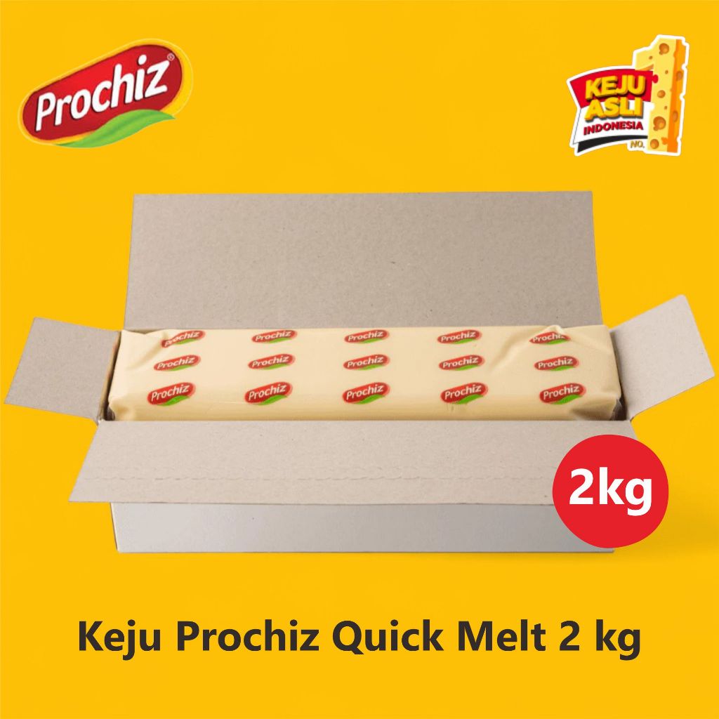 PROCHIZ QUICK MELT 2 KG - Keju lumer Isian Cimol Bojot, Dimsum, Bakso, Martabak