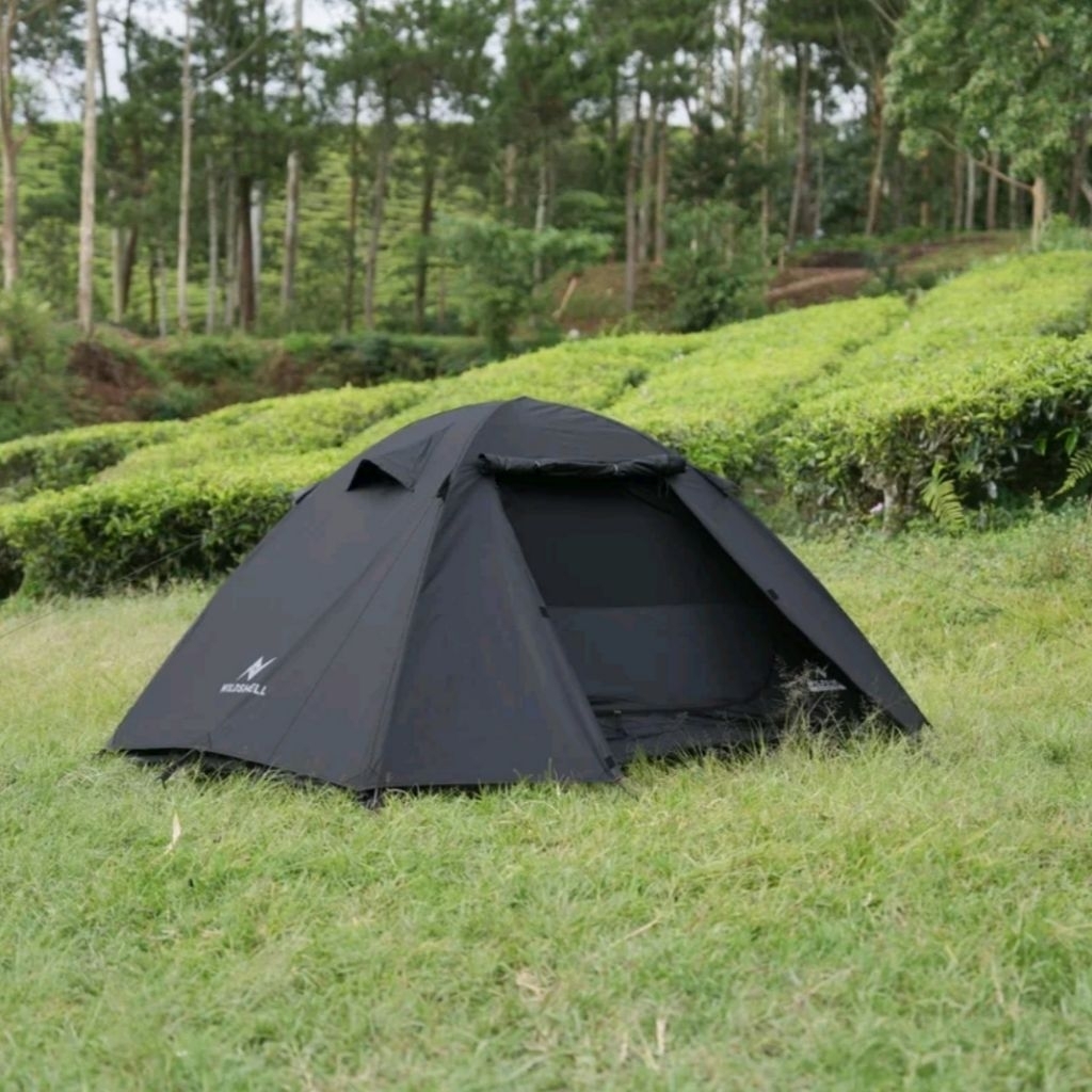 TENDA CAMPING NAVAGEO KAPASITAS 2 ORANG FRAME ALLOY FREE FOOTPRINT WILDSHELL