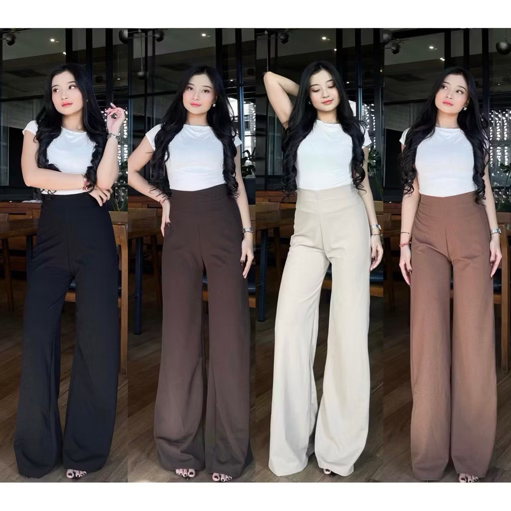 celana kulot wanita || korean style celana ||