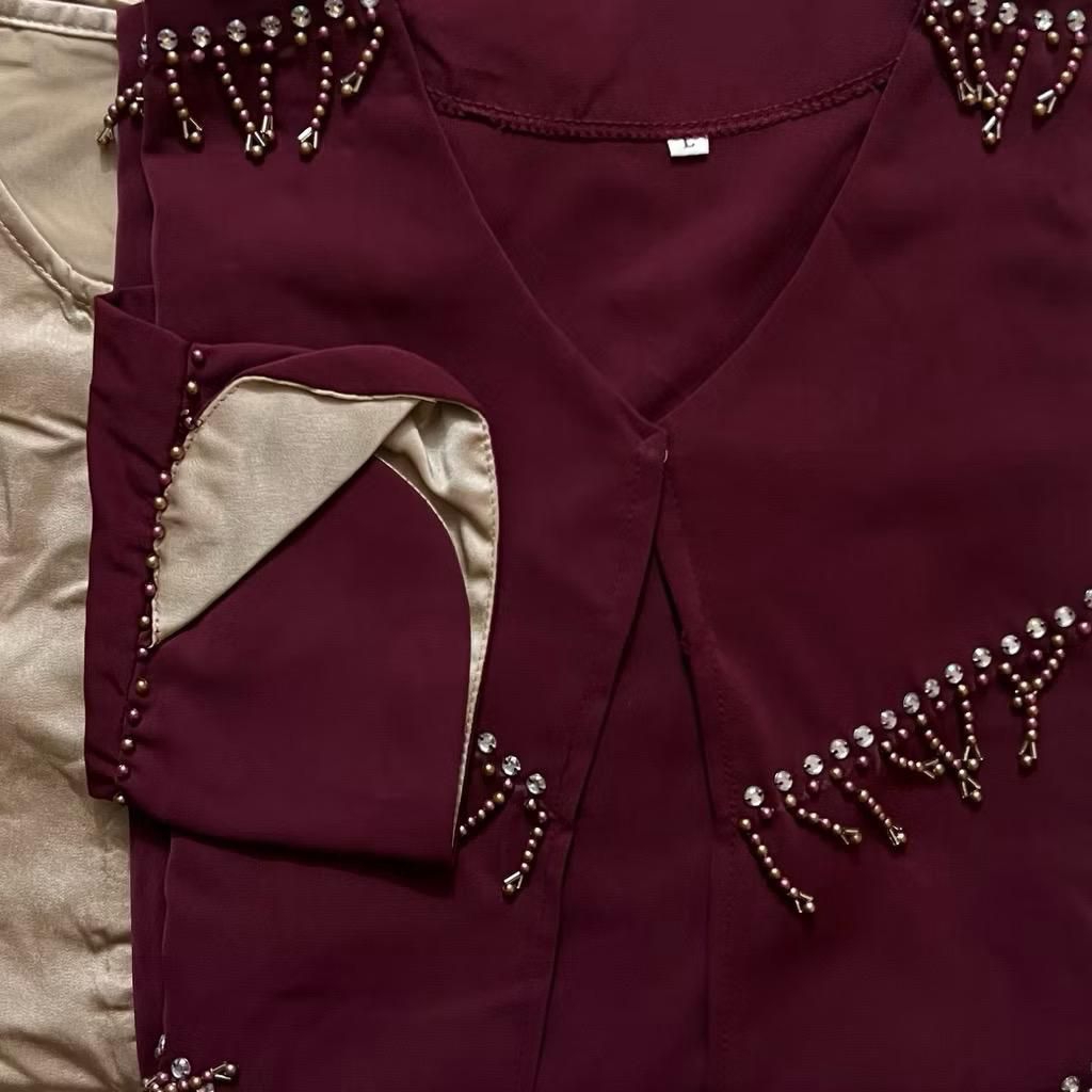 GAMIS ONESET INNER & OUTER PAYET MUTIARA