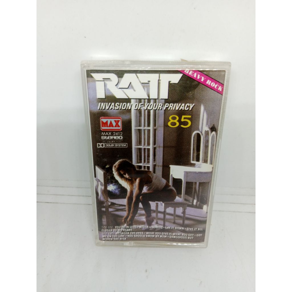 Kaset Pita Import Ratt - Invasion Of Your Privacy / Max Production