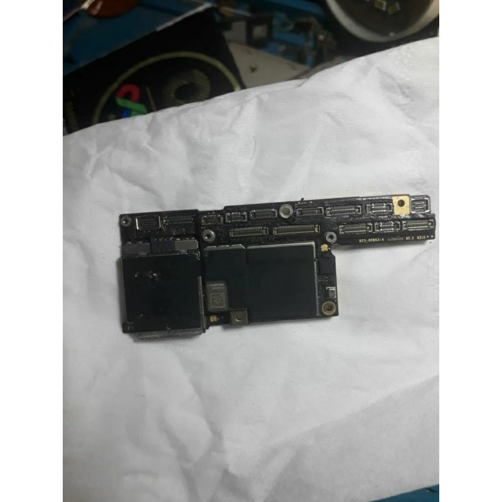 mesin iphone x inter 64 GB minus mentok logo