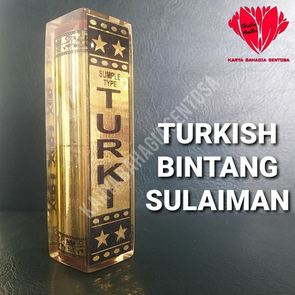 Buhur Aromaterapi Bintang Sulaiman Press Fiber Turkish Style Signature Collection