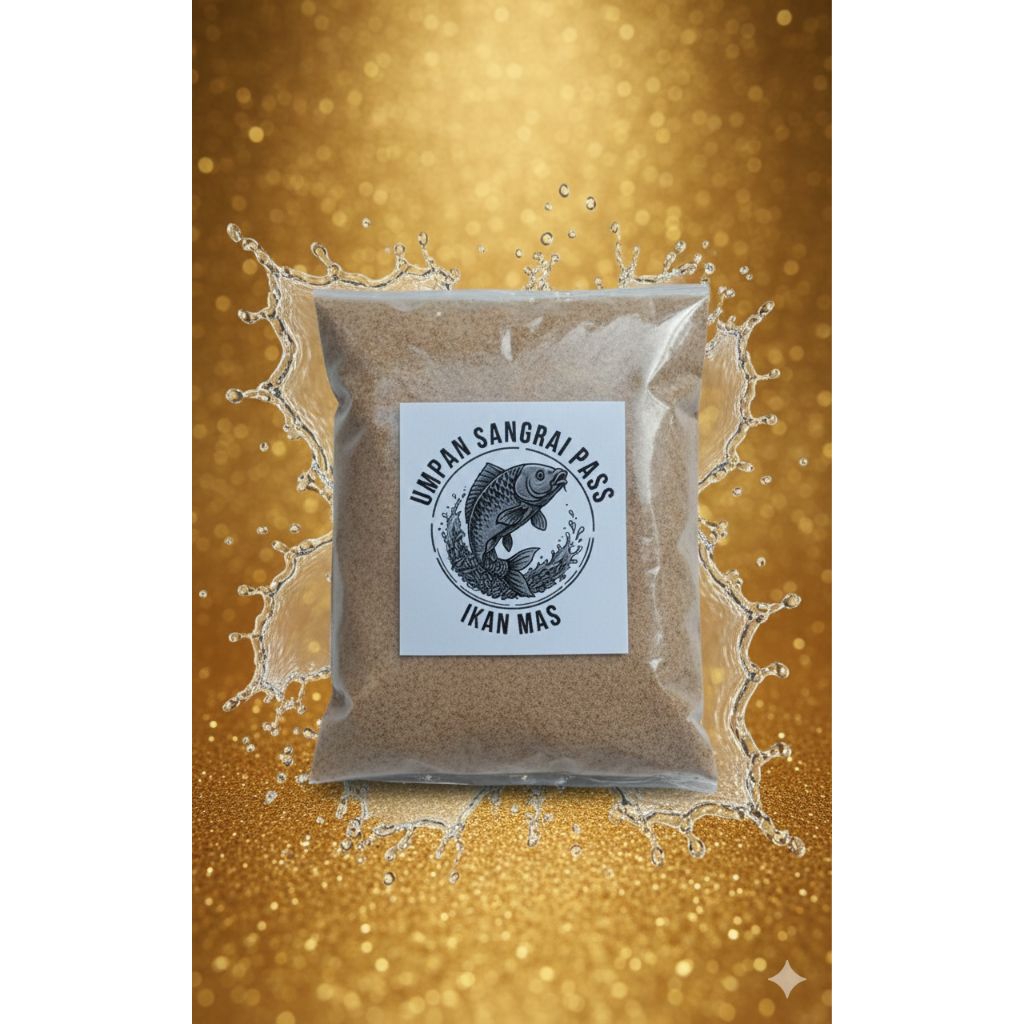 Umpan Ikan Mas Praktis / Umpan Pelet Sangrai Pass