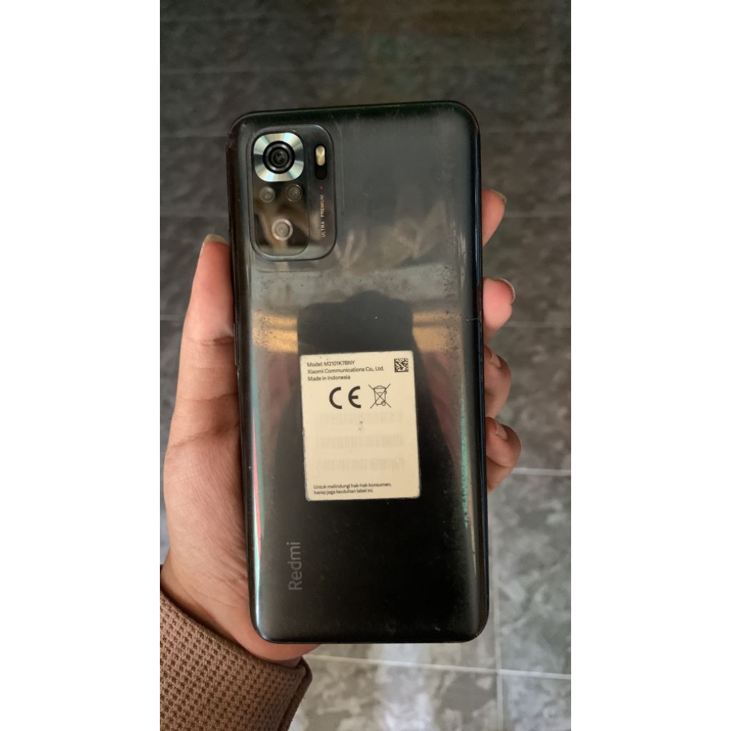 Xiaomi Redmi Note 10s Bekas Ram 6 Internal 128 fullset