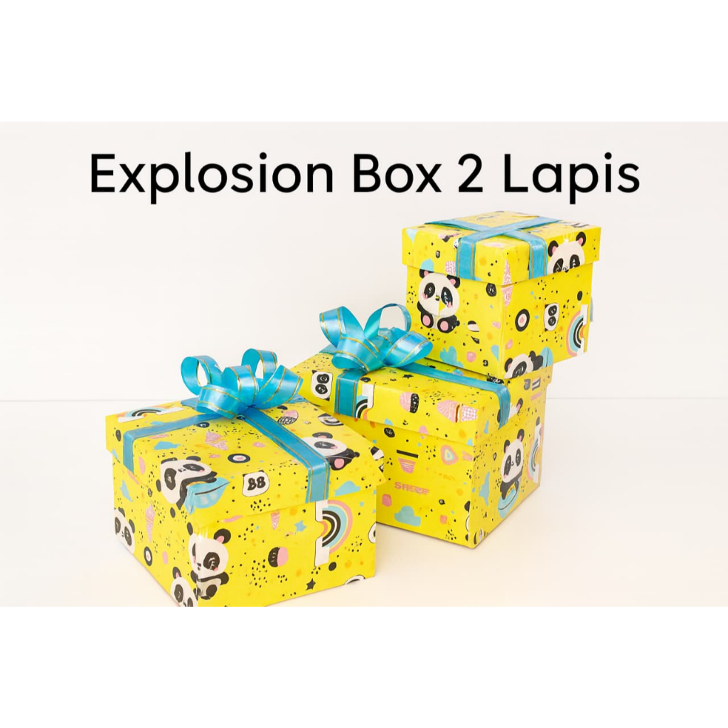 EXPLOSION BOX SNACK BOX KADO 2 LAYER SPESIAL