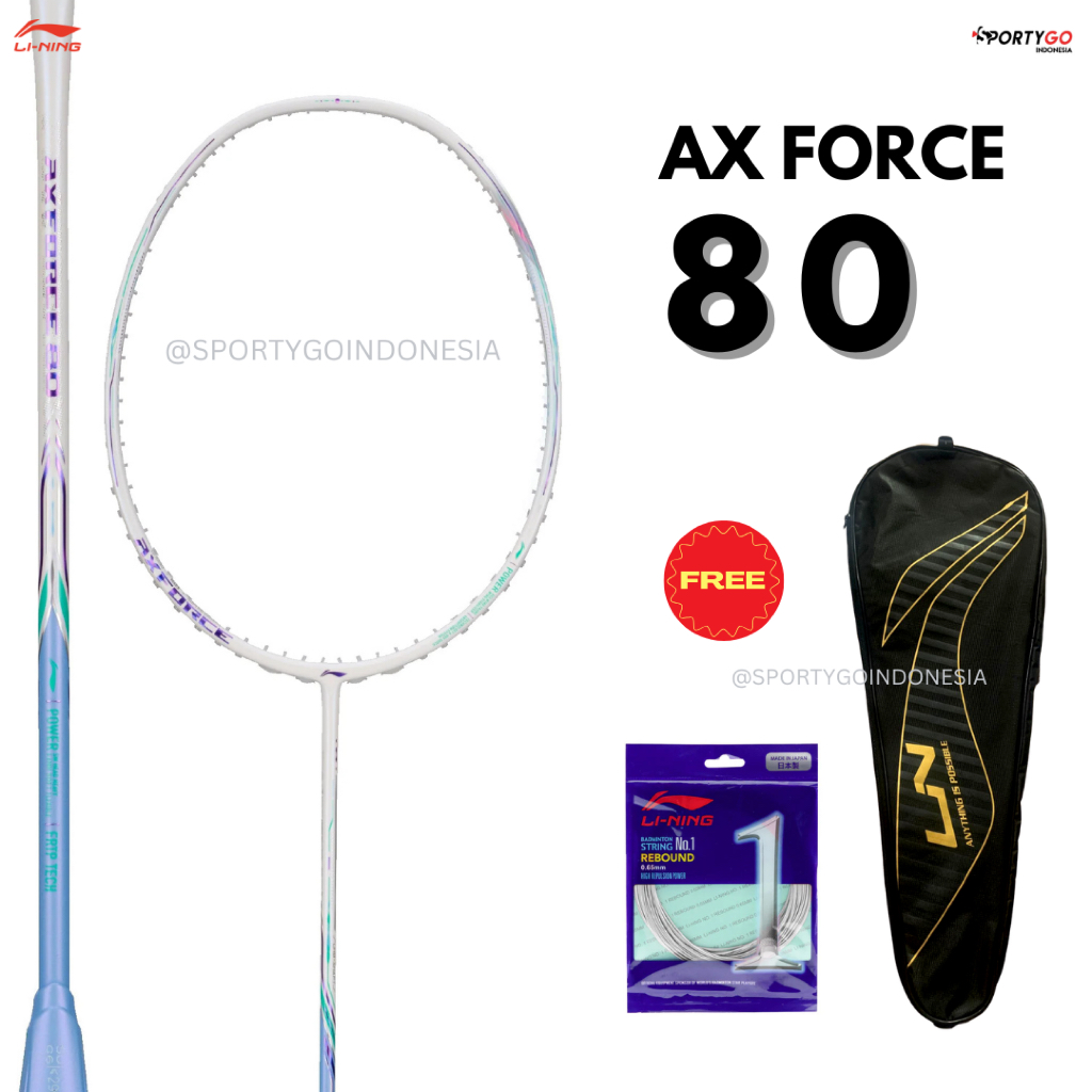 Raket badminton Lining AX FORCE 80 / Li-Ning AXFORCE Original