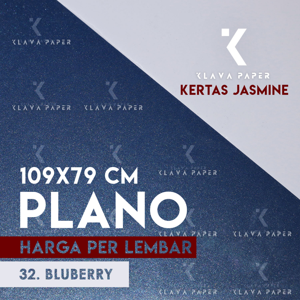 Kertas Jasmine PLANO TIPIS 80 gsm Warna Undangan Paper Flower KLAVA