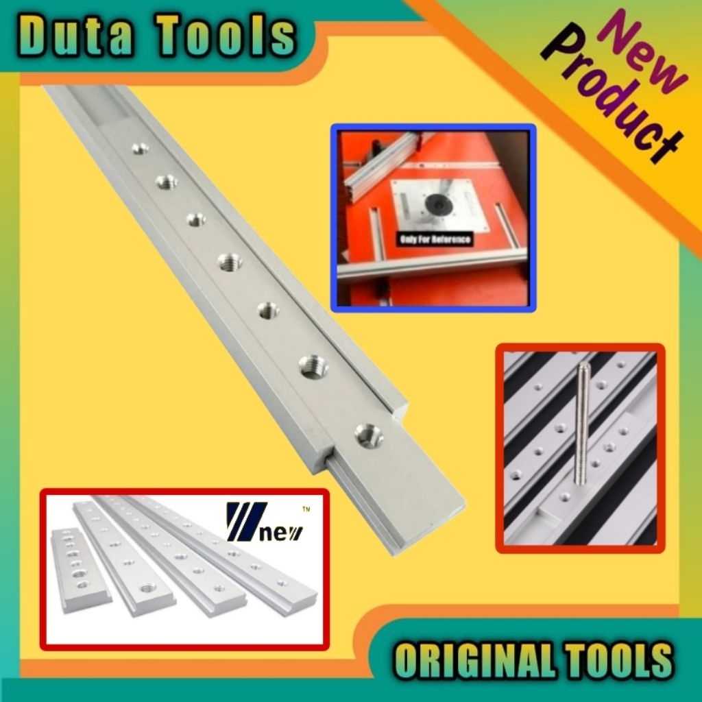 Original Brand NEW Miter Track Slider T-track Rel Untuk Meja Potong Table Saw Meja Router Meja Drill